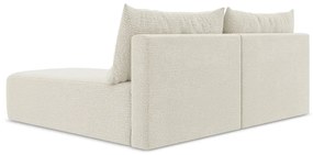 Кремав разтегателен ъглов диван с място за съхранение (десен ъгъл) Kalena – Makamii