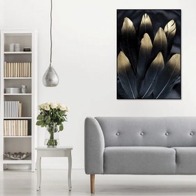 Живопис 50x70 cm Golden Feather - Malerifabrikken