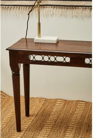 Конзолна маса от масивно палисандрово дърво в тъмно естествен цвят 45x120 cm Srina – Premier Housewares