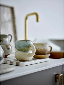 Сини/кремави глинени чаши в комплект от 4 бр. 400 ml Luna – Bloomingville