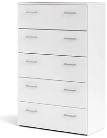 Бял висок скрин 74x115 cm Space – Tvilum