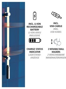 Прозрачен самоносещ рафт за баня - Wenko