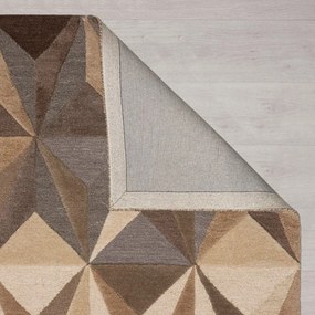 Бежов вълнен килим 160x230 cm Reverie – Flair Rugs