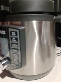 Втора ръка: Мултикукър под налягане и Фритюрник Air Fryer 2в1 Oliver Voltz OV51985G6, 6L, 1500W, 44 функции, 12 програми, Инокс