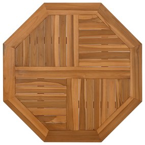 366664 vidaXL Плот за маса 60x60x2,5 см осмоъгълен масивен бук