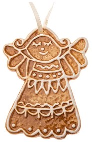 Керамична Коледна украса 10 cm Gingerbread Angel – Dakls