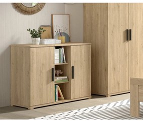 Детски скрин в естествен цвят 116x89x48 cm Sam – Vipack
