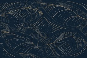 Тапет – Структура на листа в луксозно изпълнение