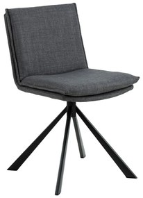 Тъмносив трапезен стол Flynn - Actona