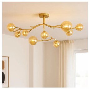 Brilagi - LED Полилей за повърхностен монтаж MISTEL 9xG9/3W/230V златист