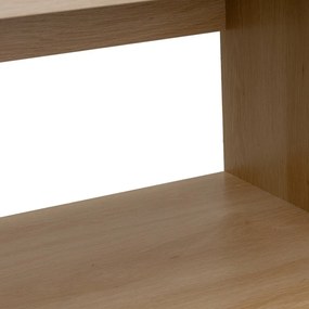 Библиотека в естествен цвят 80x120x40 cm Naroa – Casa Selección