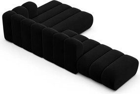 Антрацитен ъглов диван (десен ъгъл) Lupine – Micadoni Home