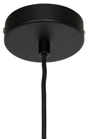 Модерен висящ плафон черен с бетонен абажур - Ник