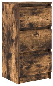 861728 vidaXL Сайдборд, опушен дъб, 37,5x35x76 см, инженерно дърво