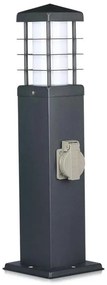 Екстериорна лампа с букси 1xE27/13W/230V IP44