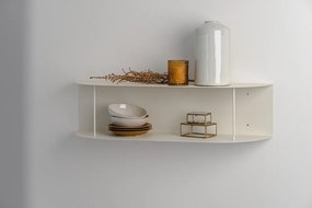 Бежов на няколко нива метален стенен рафт 80 cm Lina – noo.ma