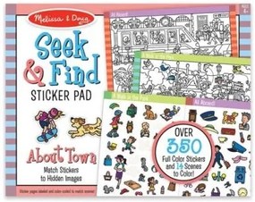 Melissa&amp;Doug - Творчески комплект за оцветяване със стикери - Из Града