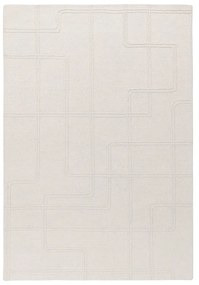 Кремав ръчно изработен вълнен килим 120x170 cm Ada – Asiatic Carpets