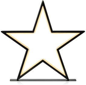 Черна коледна светлинна украса Vega – Markslöjd