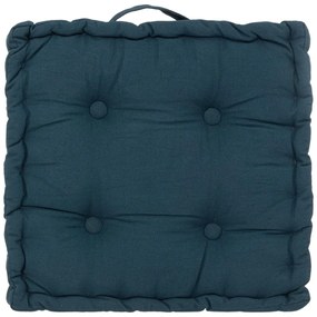 Възглавница за под atmosphera Flora , 40x40 cm - Тъмносин