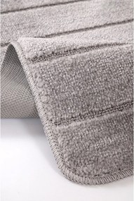 Сиви килими за баня в комплект 2 бр. 50x80 cm Yeni Cizgli – Foutastic