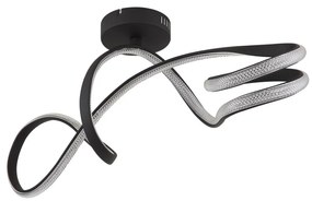 Globo 67341DS - LED Полилей за повърхностен монтаж SWIRL LED/30W/230V черен