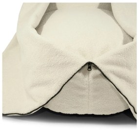 Кафяв детски пуф от букле Cocoon 100 – SLOWDOWN