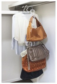 Бяла закачалка за чанти Kanazawa с 6 куки Joint - YAMAZAKI