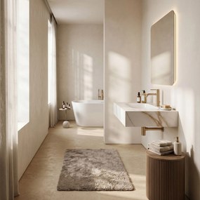 Стенна мивка REA Aresa Grey Gold 60