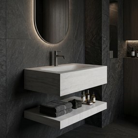 Стенна мивка с рафт Rea Apollo Muralto Roma 70