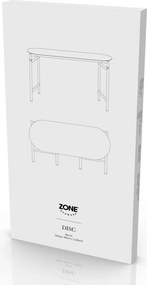 Черна градинска пейка метална Disc – Zone