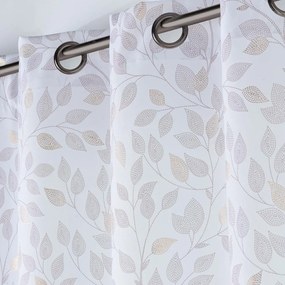 Бяло перде 140x260 cm Duchesse – douceur d'intérieur