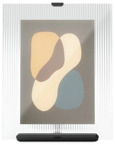 Черна стъклена стояща рамка 19x23 cm Flute – Umbra