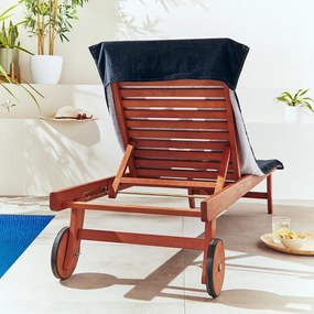 Черна плажна кърпа 78x200 cm Beach Sun - Catherine Lansfield