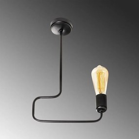 Черно метално висящо осветително тяло Opviq lights Penelope - Opviq lights