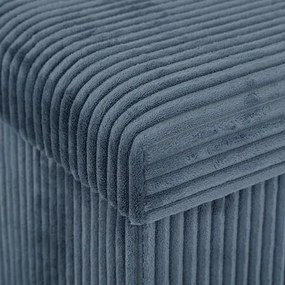 Пейка със съхранение atmosphera Arum, Рипсено кадифе, Сгъваема, 76x38 cm - Каки