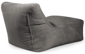 Пуф от рипсено кадифе в цвят горчица Lounge 100 – SLOWDOWN