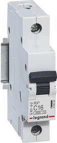 Legrand Автоматичен прекъсвач RX3 1P 16A крива С 6kA - 419202