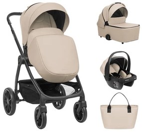 Бебешка количка 3в1 Modena KIKKABOO - Beige