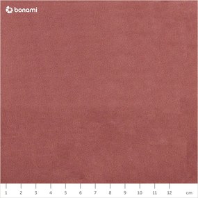 Розово двойно тапицирано легло с място за съхранение с включена подматрачна рамка 140x200 cm Elio – Milo Casa