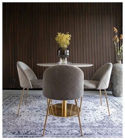 Светлосиви кадифени трапезни столове в комплект от 2 броя Geneve - House Nordic