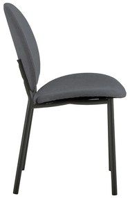 Антрацитен трапезен стол Cliff – Actona