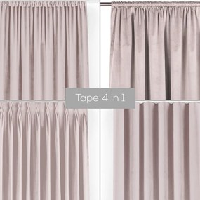 Светлорозова затъмняваща завеса 400x270 cm Velto – Filumi