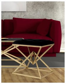 Стол в черно и златно Piramid - Mauro Ferretti