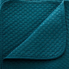 Комплект шалте с 2 бр. калъфка atmosphera Dolce, 240x260 cm - Тюркоаз