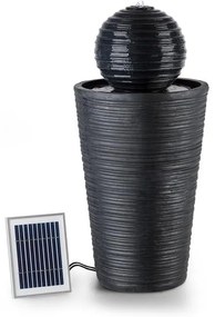 Blumfeldt Liquitorre, соларен фонтан, 200 л/ч, слънчев панел, 2 W, акумулатор, LED, polyresin