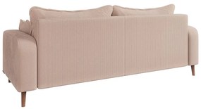 Бежов диван от рипсено кадифе 220 cm Beata – Ropez