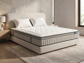 Матрак Onesleep, Cooler Adapt Sleep Technology, 90x200x28, Среден към твърд, Покет пружина, Високоеластична пяна