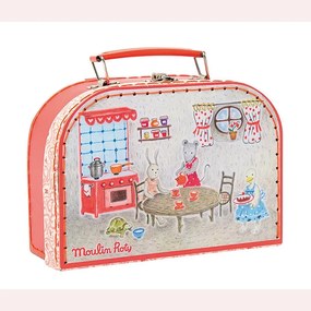 Moulin Roty - Играчка в куфар комплект за чай 20х14 см 632400G