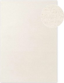 Кремав ръчно изработен вълнен килим 140x200 cm Puristic Knots – Elle Decoration